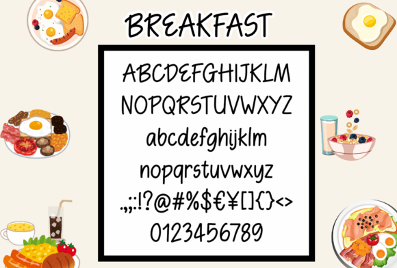Breakfast Font - Preview 6