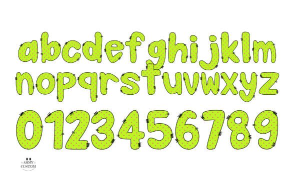 Brightarmy Polkadot Font - Preview 2
