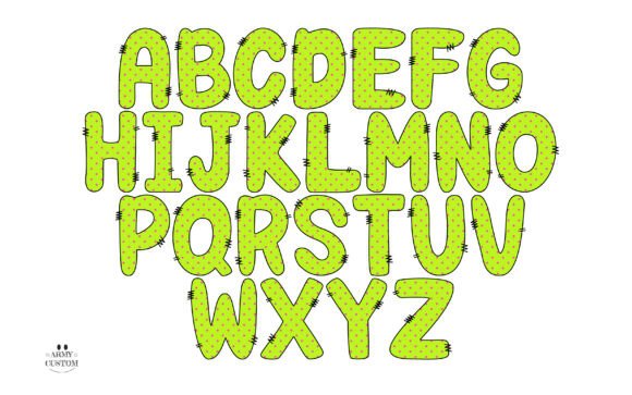 Brightarmy Polkadot Font - Preview 3