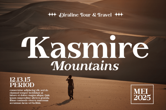 Diraline Font - Preview 5