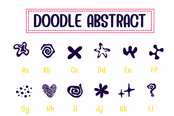 Doodles Abstract Font - Preview 1