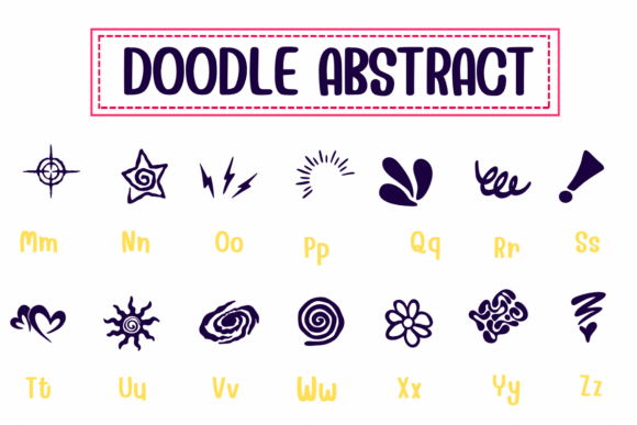 Doodles Abstract Font - Preview 2