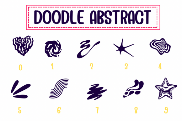 Doodles Abstract Font - Preview 3