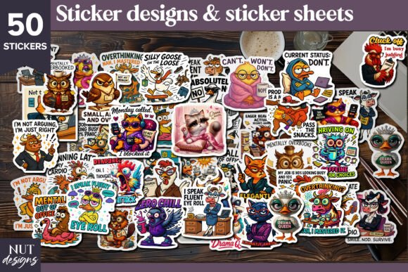Funny Sarcastic Sticker Drama Queen