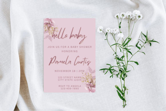Girl Baby Shower Invite