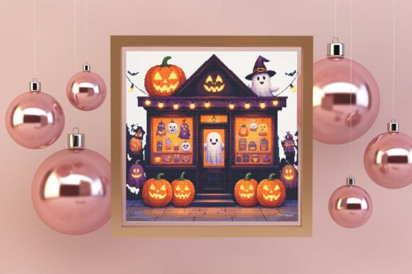Halloween-themed Shop Design