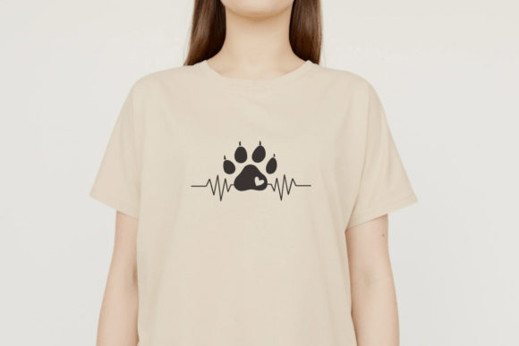 Heartbeat and Paw Font PNG with transparent background - Preview 5