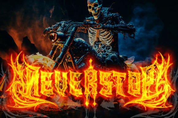 Heavytal Font - Preview 6