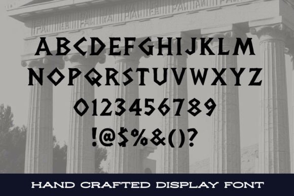 Mythikos Font PNG with transparent background - Preview 1