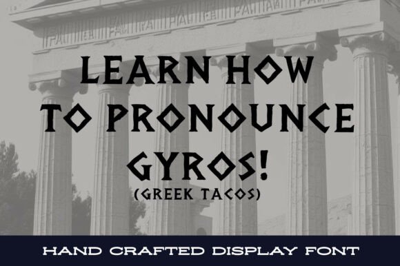 Mythikos Font PNG with transparent background - Preview 2