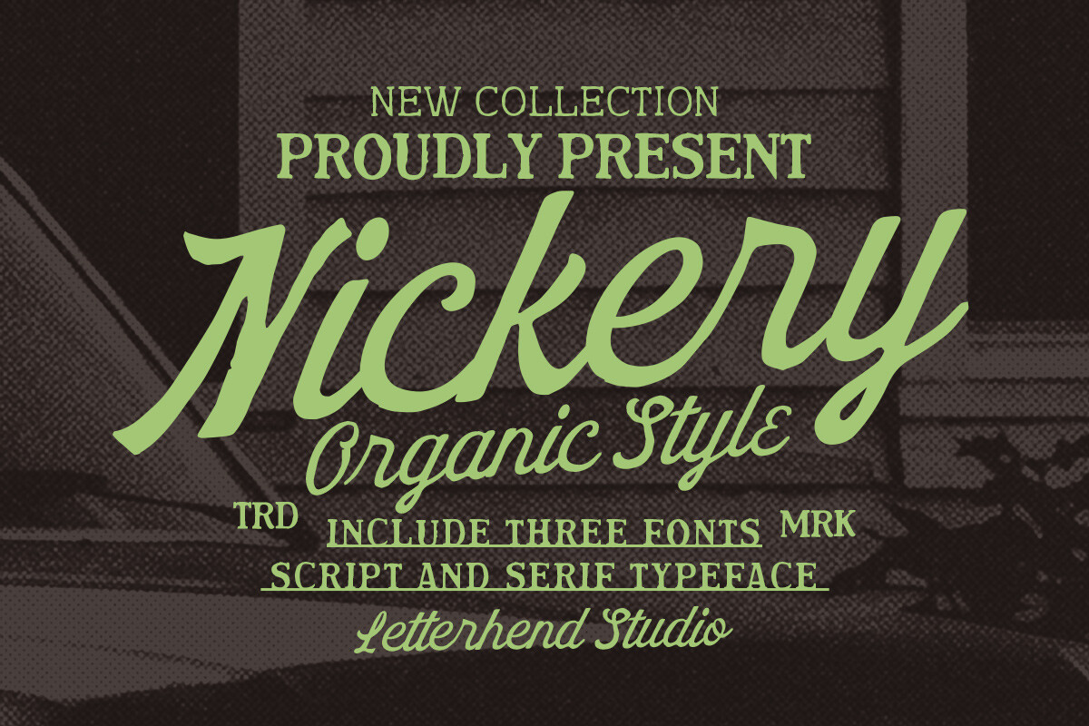 Nickery Font by letterhend · Creative Fabrica font preview