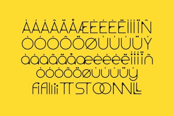Qrania Font PNG with transparent background - Preview 3