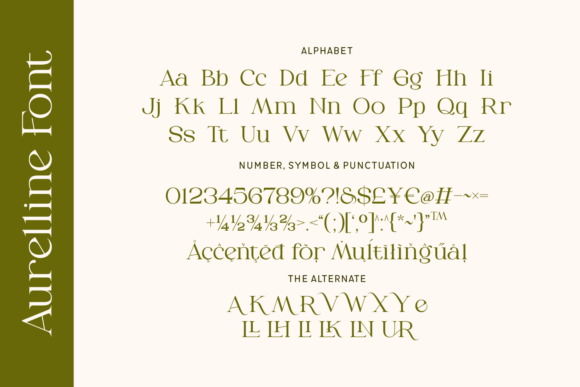 Aurelline Font - Preview 3