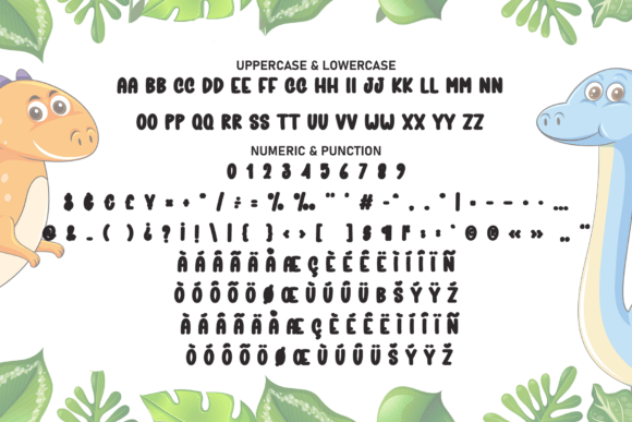 Baby Dinosaur Font - Preview 6