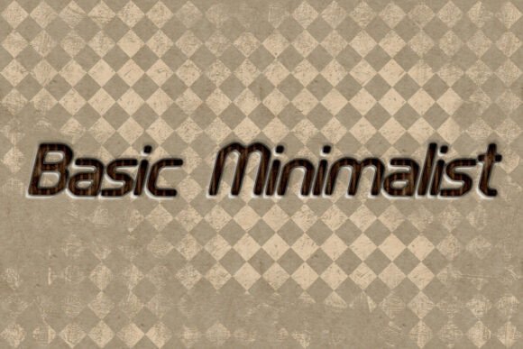 Basic Minimalist Font - Preview 1