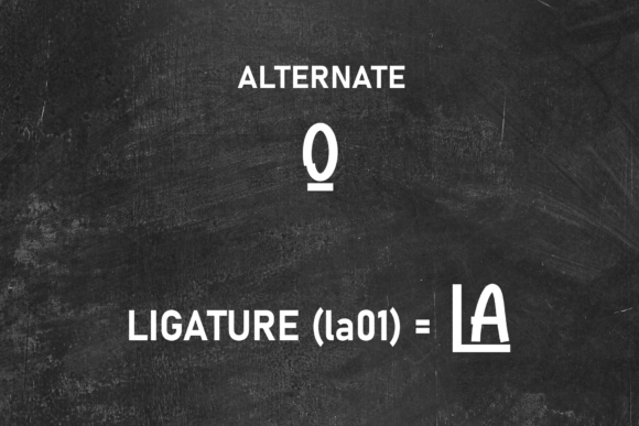 Black Board Font - Preview 5