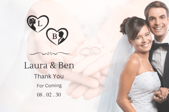 Bride Groom Monogram Font - Preview 1