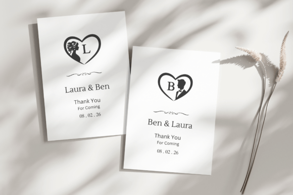 Bride Groom Monogram Font - Preview 3