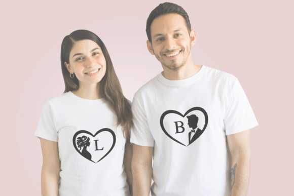 Bride Groom Monogram Font - Preview 5