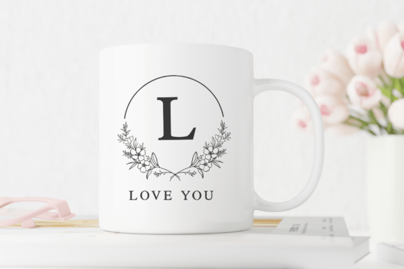 Bright Blooms Monogram Font - Preview 5