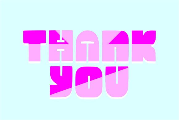 Chubby Rich Font PNG with transparent background - Preview 3