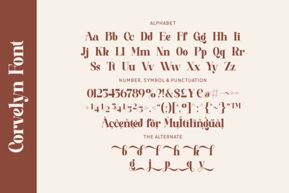 Corvelyn Font - Preview 3