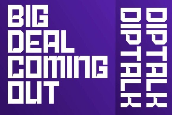 Diptalk Font - Preview 4