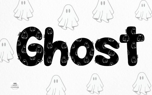 Halloweenblack Cherryskull Font PNG with transparent background - Preview 1