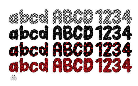 Halloweenblack Cherryskull Font PNG with transparent background - Preview 2