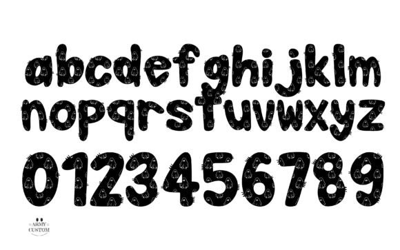 Halloweenblack Cherryskull Font PNG with transparent background - Preview 3