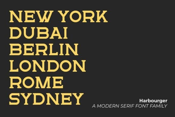 Harbourger Font - Preview 5
