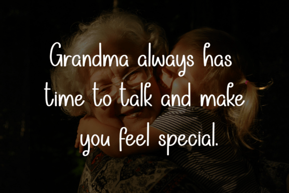 Hello Grandma Font PNG with transparent background - Preview 1