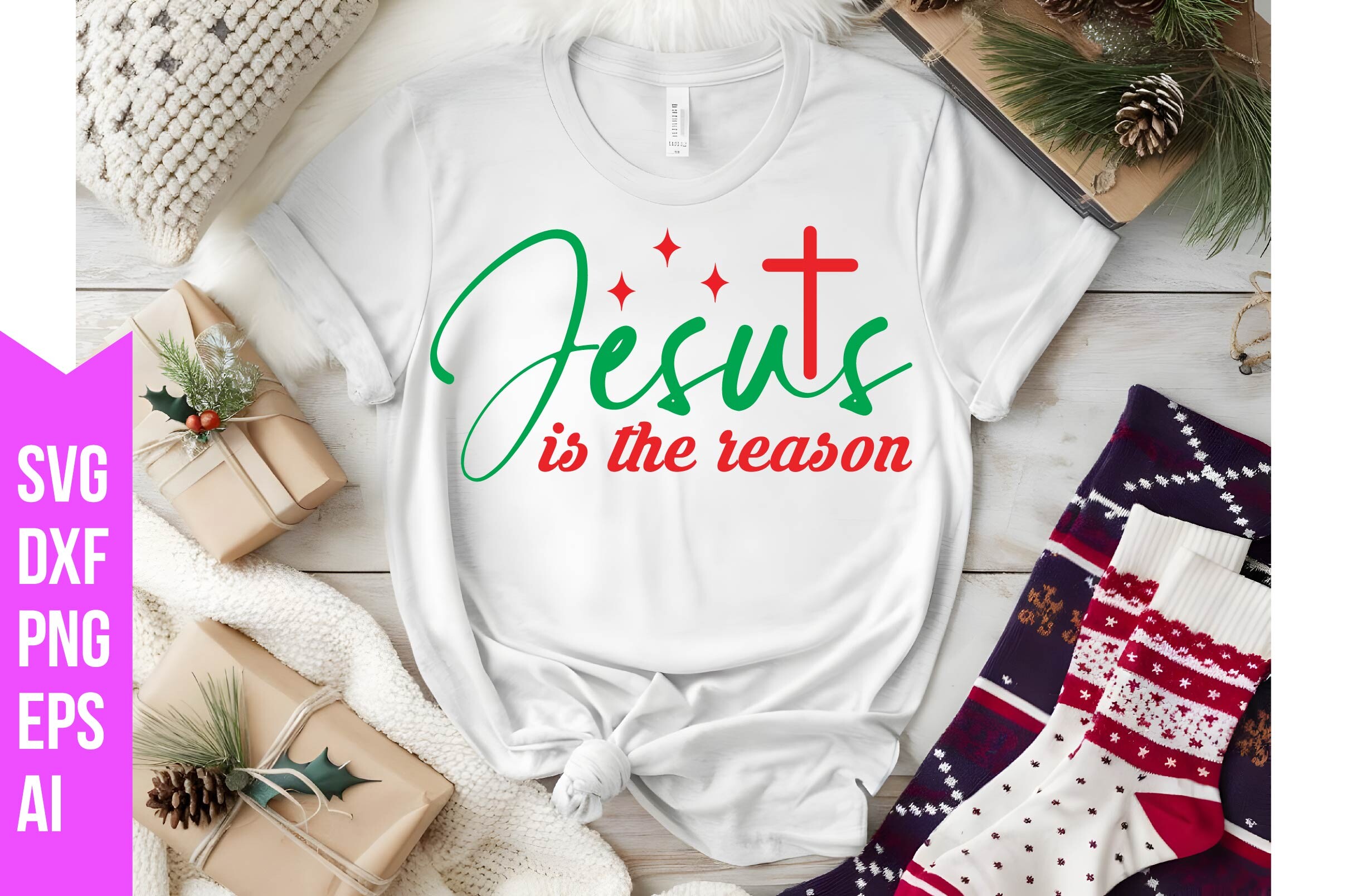 Jesus is the Reason SVG Graphic by Adnnan333 · Creative Fabrica