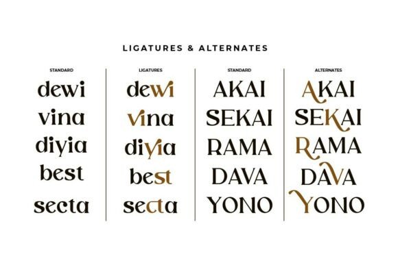Lamunan Font PNG with transparent background - Preview 3