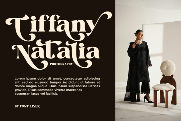 Melika Font PNG with transparent background - Preview 3