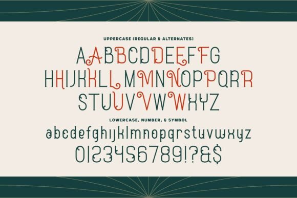 Monire Font PNG with transparent background - Preview 4