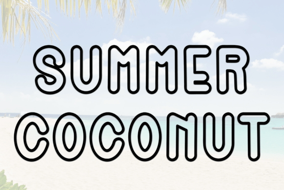 Morning Summer Font PNG with transparent background - Preview 3