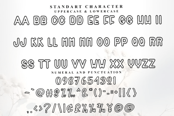 Morning Summer Font PNG with transparent background - Preview 4