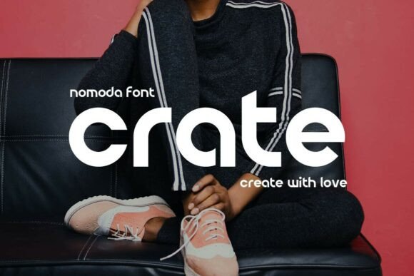 Nomoda Font PNG with transparent background - Preview 4