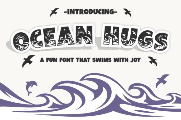 Ocean Hugs Decorative Font By TonisArtStudio