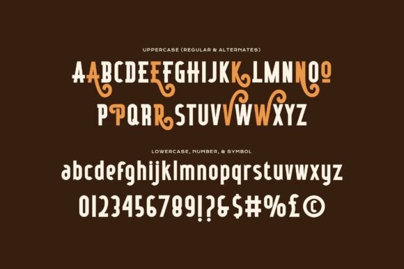 Pawirot Font PNG with transparent background - Preview 4