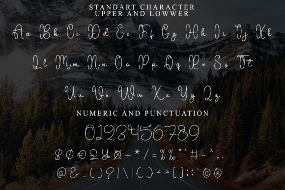 Angela Handwriting Font - Preview 4