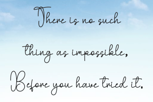 Angela Handwriting Font - Preview 6