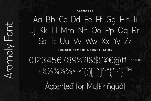 Aromaly Font - Preview 5