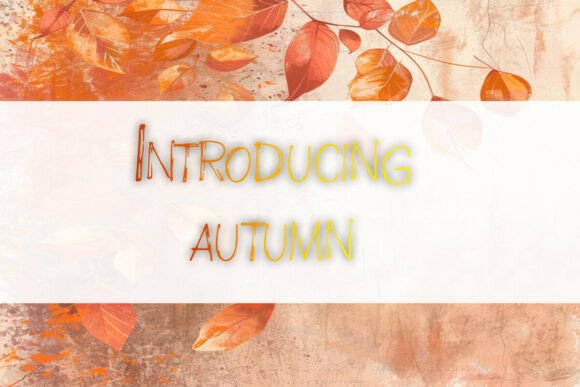 Autumn Font - Preview 1