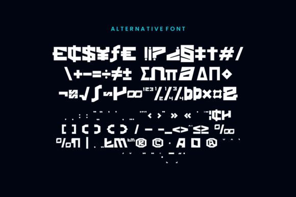 Azyncro Font - Preview 3