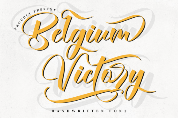 Belgium Victory Font - Preview 1