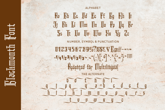Blackmonth Font - Preview 3