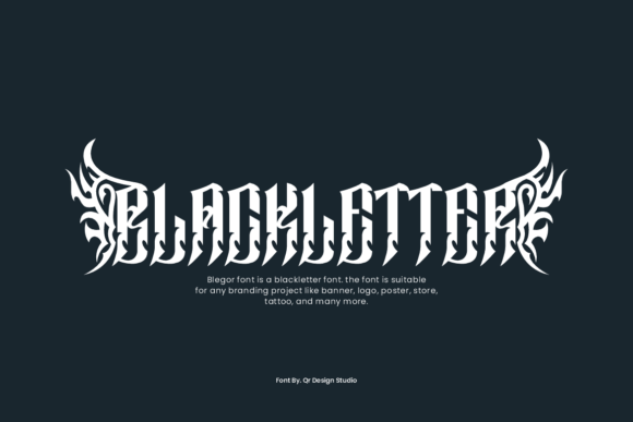 Blegor Font - Preview 1