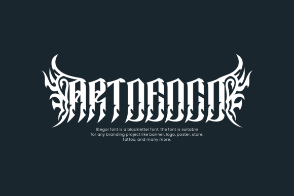 Blegor Font - Preview 2
